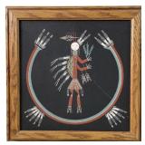Navajo Sand Panting Of YEI East Male