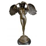 Signed A.A.WEINMAN " Descending Night" Bronze