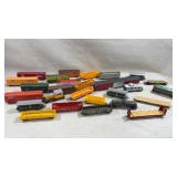 Collection of 25  ho scale train carts