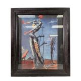 Salvador Dali The Burning Giraffe print on canvas