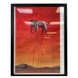 Salvador Dali " The Elephants" Print On Canvas