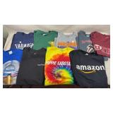 9 graphic shirts sizes medium-XL