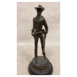 Signed Bronze JOHN WAYNE Figure
