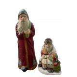 (2) Walnut Ridge Limited Edition Chalk Ware