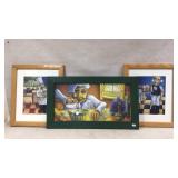 3 French Chef Framed Kitchen Artwork