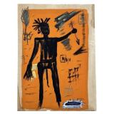Signed Jean-Michel Basquiat Painting On Paper