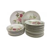 26 Mid Century PINK SPACE Dinnerware by RED WING