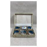 vintage Chinese cloisonnï¿½ napkin rings with