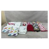Snoopy hand towels and oven mitts