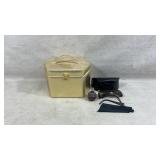 Makeup box, Fendi glasses