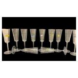 POTTERY BARN Millennium Champagne Flutes