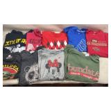 9 graphic shirts sizes large - XX-Large
