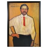Pablo Picasso Print Of Pedro Maï¿½ach