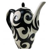 Vintage signed Paul Burgos art pottery Coffee Pot