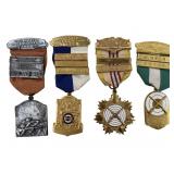 (4) Military & Civil Medals / Medallions
