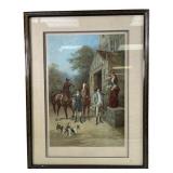 "The New Mount" by Heywood Hardy Lithograph