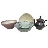 RED WING Mid Century PINK SPICE Mixing bowl and