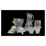 Crystal Juice Pitcher, Ice Bucket, Vase, Viking