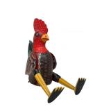Wooden Shelf Sitting Rooster