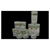 Holly Yuletide by JAPAN Drinking Glasses Tumblers