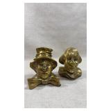 Vintage PM Craftsman Solid Brass Emmet Kelley &