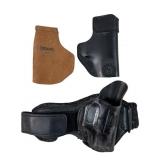(3) Leather Handgun Holsters
