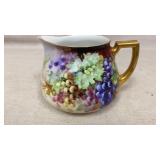 Vintage Signed Hand Painted Pitcher