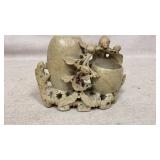Vintage Asian Soapstone Vase