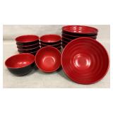 17 Plastic Bowl Set