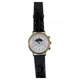 Carlton Quartz moon phase Menï¿½s Wrist Watch