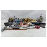 Tape Measures, Chisels,Box Cutters,FORD Oil Gauges