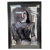 Framed Pablo Picasso Print On Paper