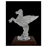 Waterford Crystal "Pegasus" Sculpture With Base