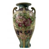 antique Japanese Moriage vase