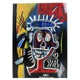 Jean Michael Basquiat Acrylic Panting On Wood