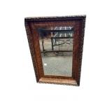 Bevelled Mirror in Wooden Frame