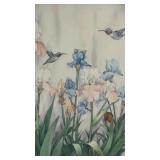 Framed Artist Proof Iris Hummingbird