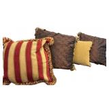 4 large Elegant Throw pillows