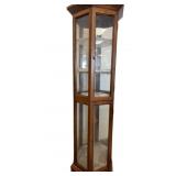 Curio Cabinet with Glass and Lighted