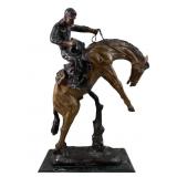 Frederic Remington "Bronco Twister" Bronze