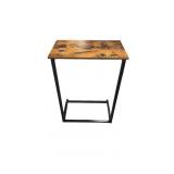 Chair Side C Shaped Table