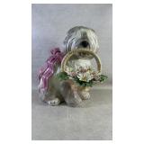 Vintage Betlar English Sheepdog Statue