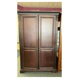 Wooden Computer Office Desk Cabinet Armoire