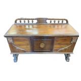 Roos Cedar Antique Chest with Key