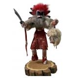 Unique Artist Signed Native American Kachina Doll