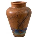 Artist Signed Native American Horse Hair Pottery