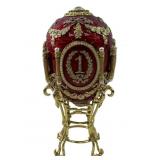 Imperial Faberge Egg "Caucasian" w/ Portraits