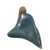 Jack black Navajo Seated Navajo Woman Sculpture