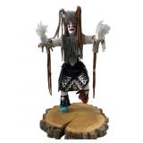 Artist Signed "Clown" Native American Kachina Doll