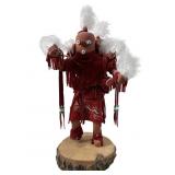 Signed Mud Head "Piggy Back" Kachina Doll